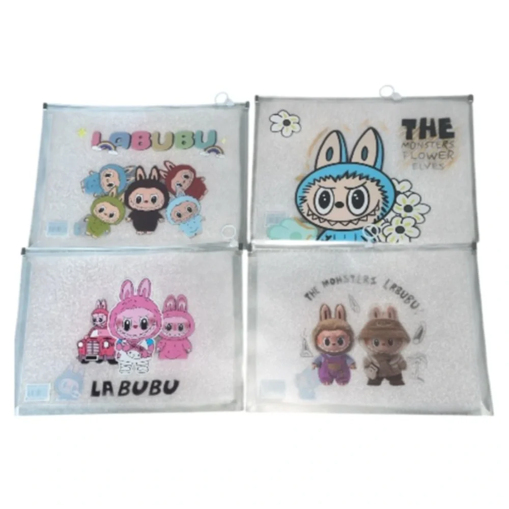 Labubu Clear Plastic Document Folder